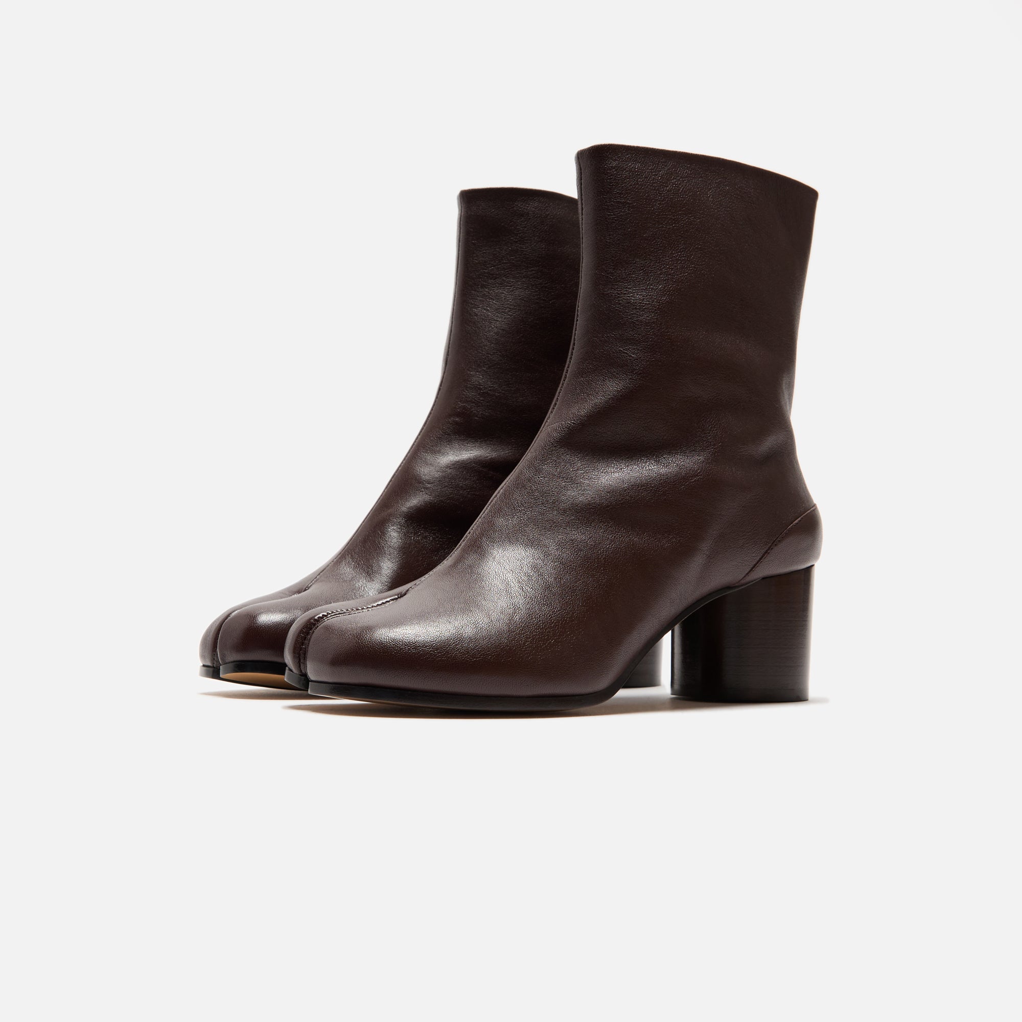Premium Maison Margiela WMNS Tabi Ankle Boots - Chic Brown