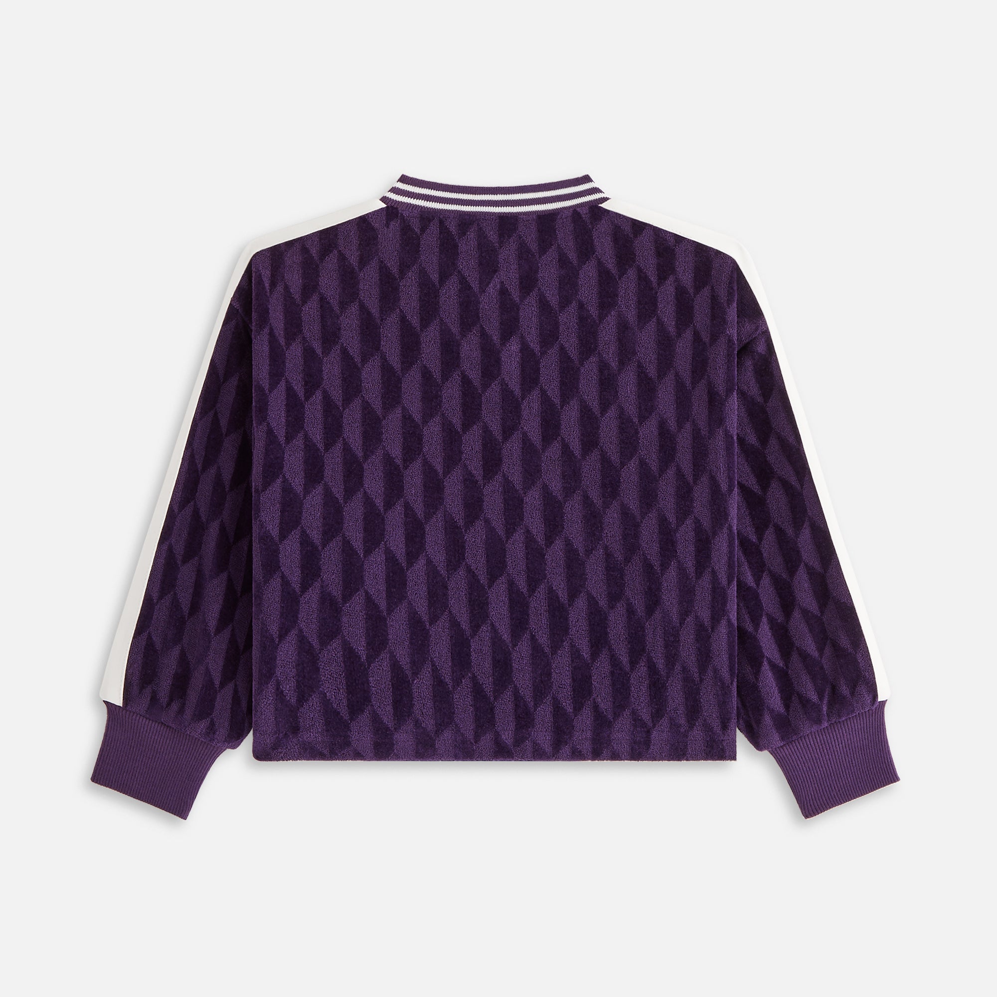 Premium Kith Kids Cropped Velour Soccer Sweatshirt - Sovereign